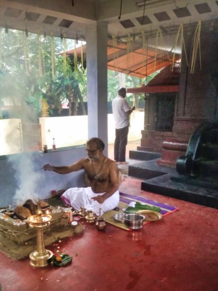 Ganapathi Homam; Ambalavattam Temple; Thalassery; Kerala; Tellicherry; uasatish;