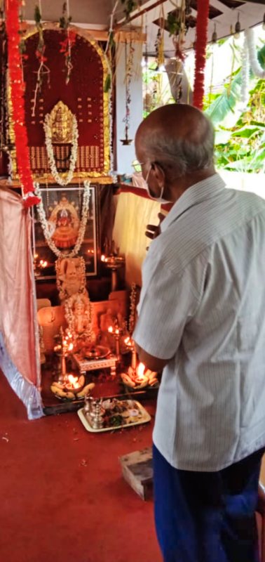Navaratri 2021; Ambalavattam Temple; Thalassery; uasatish; Durga Devi Temple;