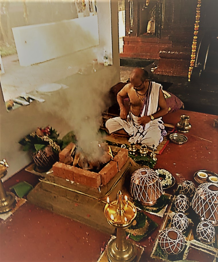 Ganapathy Homam; Pratishta Dinam 2022; Ambalavattam Temple; uasatish;