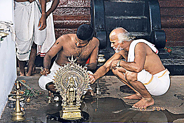 Ambalavattam Temple, Thalassery, Kerala, India,